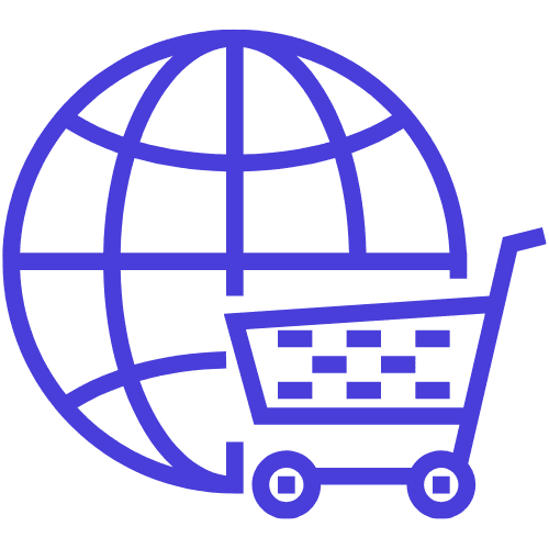 Ícone representando desenvolvimento de e-commerce